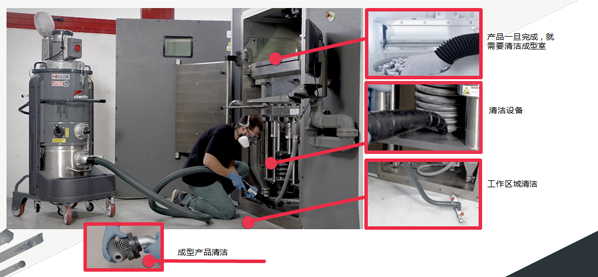 3D打印防爆吸塵器實際操作